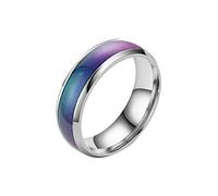 Jipersuo Engagement Ring Color Changing Sensitive Temperature Fashionable Color Ring Light Glaze Rings 2018