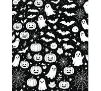 Jipersuo Halloween Decorations Color Sketch Blanket Washable Assorted Pattern Doodle Mat DIY Art Blanket for Activity & Play 30
