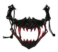 Jipersuo Halloween Horror Mask Halloween Wolf, Werewolf Half Face Costume, Masquerade Accessory 05