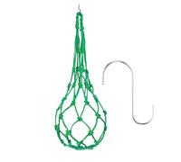 Jipersuo Hanging Chicken Feeder Poultry Fruit Holder and Vegetable Mesh Bag for Hens Large Birds Function Chicken Toys Hanging Feeder 24