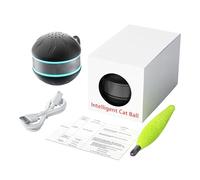 Jipersuo Interactive Motion Activated Rolling Rechargeable LED Cat with Lights Automatic Smart Exercise Stimulator Indoor Activity for Cats Puppies 42