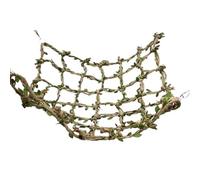 Jipersuo Jungle Rope Climbing Net for Parrots Small Animals Natural Fiber Activity Play Gym with Ladder Chew for Birds 25