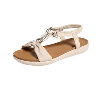 Jipersuo Ladies Summer Shoes European & American Import Plus Size Summer Sandals Bohemian Style Casual Beach Sandals for Women