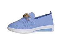 Jipersuo Ladies Walking Shoes Round Toe Hiking Shoes Women Comfortable Flat Women's Walking Orthopaedic Casual Breathable for Work Shopping Gardening