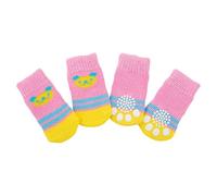 Jipersuo Leg Warmers for Small Dogs, Pet Leg Warmers for Dogs, Knitting Pet Dog Elbow Protector, Cute Elbow Joint Socks Elbows Joint, 4Pcs, L 32