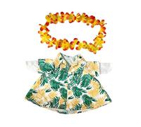 Jipersuo Luau Party Favors, Leis for Luau Party, Orange 4 6 8 Set Bulk, Tropical Flower Lei Floral Supplies Decorations 48