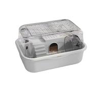 Jipersuo Medium Dogs Bed Hamster Cage With Removable Base Quiet Exercise Wheel and Double Layer Design for Easy Cleaning and Comfortable Habitats Hamster Cage With Activity