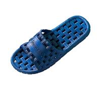 Jipersuo Mens Slippers Couples Men Shower Room Home Non Slip Breathable Massage Soft Sole Quick Drying Slipper Comfortable Flat Shoes