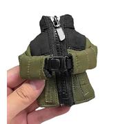 Jipersuo Mini Down Jacket Keychain Unique Funny Key Chain With Zipper Interactive Design Gadgets Fashion Props (C)