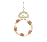Jipersuo Natural Woven Ring Swing Bird for Parrots Chewing Perching and Playing Activity 14
