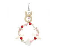 Jipersuo Natural Woven Ring Swing Bird for Parrots Chewing Perching and Playing Activity 14