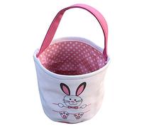 Jipersuo Printed Candy Easter Bag Rabbit Bunny Gift Holiday Carry Canvas Housekeeping & Organizers 101