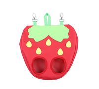 Jipersuo Rabbit Feeder Hay Bag Carrot Shape Bunny Pig Hay Feeder Bag Hanging Dispenser Manger for Small Animals 07