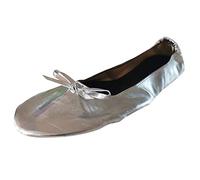 Jipersuo Sliders Ballet Shoes Foldable Flat Dance Shoes Party Roll Travel Slipper Women Portable Women's slipper