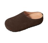 Jipersuo Slides Comfortable Women's Slippers for Daily Wear Breathable Closed Toe Design Pure for Summer Versatile Jeans Flat Sole All Day Comfort