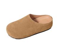 Jipersuo Slides Comfortable Women's Slippers for Daily Wear Breathable Closed Toe Design Pure for Summer Versatile Jeans Flat Sole All Day Comfort