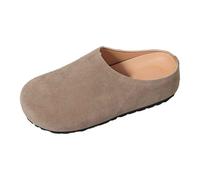 Jipersuo Slides Comfortable Women's Slippers for Daily Wear Breathable Closed Toe Design Pure for Summer Versatile Jeans Flat Sole All Day Comfort