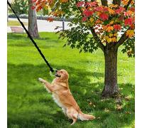 Jipersuo Stretchy for Large Dogs Interactive for Outdoor Hanging Attaches with A Chew Rope to From Trees Green Ring 19