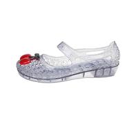 Jipersuo Summer Sandals Transparent Fruit Jelly Flat Flip Flops Beach Jelly Sandals Women's Flat Flip Flops Transparent (Strawberry, 8)