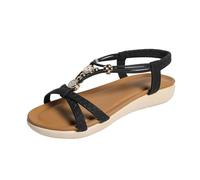 Jipersuo Summer Shoes European & American Import Plus Size Summer Sandals Bohemian Style Casual Beach Sandals for Women
