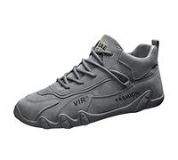Jipersuo Training Shoes Men Sports Shoes for Men Labor Work Wear High Top Board Casual Leisure Grey