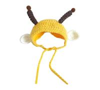 Jipersuo Unisex Cute Horns Bear Ears Winter Crochet Hat Animal Lover 18