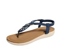 Jipersuo Walking Sandals European & American Import Plus Size Summer Sandals Bohemian Style Casual Beach for Women