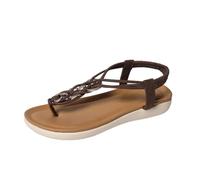 Jipersuo Walking Sandals European & American Import Plus Size Summer Sandals Bohemian Style Casual Beach for Women