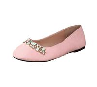 Jipersuo Walking Shoes Women Slip On Versatile Soft Soled Slip Flat Shoes for Export Light Pink
