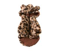 Jipersuo Winter for: Warm Fleece Hood Leopard Pattern Coat Jacket for French and Small Dogs. In Words It's The Same. 19