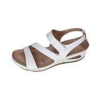Jipersuo Women Sandals foreign Trade Soild Hook Loop Thick Soled Sandals for Women's Plus Size Heel Open Toe Beach