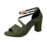 Jipersuo Women Sandals Women's European and Retro foreign Trade Large Size Hollow Light Soft Sole Casual Shoes Sandals