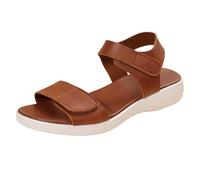 Jipersuo Womens Sandals Women's Flat foreign Trade Low Heel Sandals Summer Shoes Rome Beach One Word Female