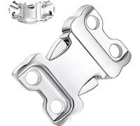 JIPIMON Dog Collar Buckle Quick Release Stainless Steel Buckle for Small Medium Large Dogs (2.25mm)