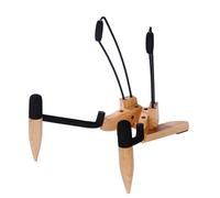 JIPIS Folding Hardwood Stand Home Storage Guitar Stand for Acoustic/Classical Guitar and Cello Sting Instruments (MA-37 Ashtree)