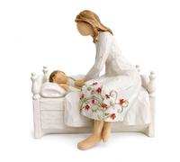 JIPITIMI New Mom Gift, Gifts for Mother to be First Time, Mum Sitting Beside Bed Figurines, Meaningful Keepsake for Mom after Giving Birth, Mama Gift on Birthday, Thanksgiving, Christmas