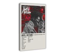 JIPMOK YoungBoy Never Broke Again Until I Return Album Cover Poster Canvas Poster Wall Art Decor Print Picture Paintings for Living Room Bedroom Decoration 08x12inch(20x30cm)