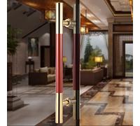 JIPOFAN Sliding Door Handles Interior Exterior Door, Wooden Door Barn Door Entry Handle Pull Bar, Two-Sided Glass Shower Door Grab, Paint Finish *90cm (150cm(59")*110cm)