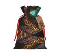 JIPOFD Dna Chain Photo Christmas Drawstring Pouch Robust 8.3x11.8in Suitable For Party Gifts And Gift Packaging 1pcs