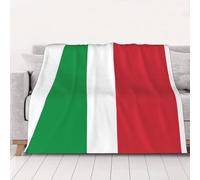 JIPOFD Dual Sided Italian Flag Blanket Throw Warm Cosy Flannel Blanket King Size Bed Thick Blanket