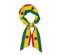 JIPOFD Flag Of Ghana Cute Silk Scarf Lightweight Sunscreen Spring And Fall Gift Silk Scarfs Small Scarfs For Women