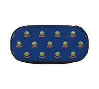 JIPOFD Idaho State Flag Large Pencil Case,Storage High Capacity Bag Pouch Holder Box Organizer,Pen Case For Women Men
