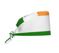 JIPOFD Indian Flag Hat for Women Men Comfortable Adjustable Cleaning Working Cap Soft Breathable, Black, One size