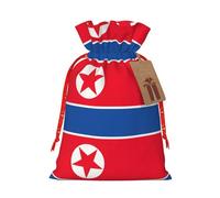JIPOFD Korean Flag Christmas Drawstring Pouch Robust 8.3x11.8in Suitable For Party Gifts And Gift Packaging 1pcs