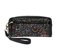 JIPOFD Math Formula Makeup Bag Pouch Cosmetic Bag Travel Toiletry Bag Organizer Cute Storage Bag For Women, Black, One Size