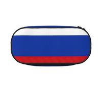 JIPOFD Russian Flag Large Pencil Case,Storage High Capacity Bag Pouch Holder Box Organizer,Pen Case For Women Men