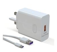 Jippofu 100W Supercharge Charger Compatible with Honor 600 Pro 400 200 100 90 80 Magic 8 7 6 Pro 5 Lite V5 V3 V2 Vs Vs2 Huawei Mate Pura Nova USB C Fast Charger Charging Cable Power Supply Adapter