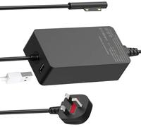 Jippofu 65W Laptop Charger for Microsoft Surface Pro 11/10/9/8/7/6/5/4/3/X | Adapter Compatible with Surface Laptop 7/6/5/4/3/2/1 Surface Book 3/2/1 Surface GO Surface Edge Tablet Model 1625 1736 1800