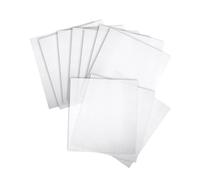 JIPUKE 10Pcs interfacing for Sewing Iron on,self-Adhesive, fusible Fleece, Adhesive Double-Sided Patches Square bondaweb for Applique, Fabric, for Backing Bag, Blanket, Cloth