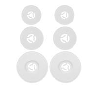 JIPUKE 6PCS Singer Spool Cap Spool Holder, Sewing Machine Parts Spool Pin Cap Replacement Spool Cap for Sewing and Embroidery Machines 40mm 30mm and 25mm White